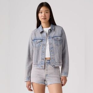 Levi's Classic Blue Denim Trucker Womens Jacket size XS
